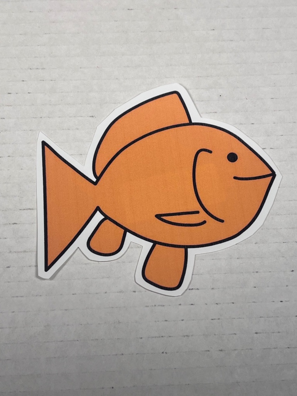 Goldfish Vinyl Cut Sticker